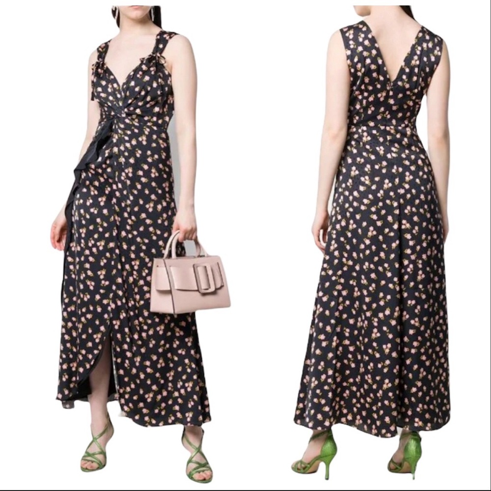 Self-Portrait Floral Print Maxi Dress